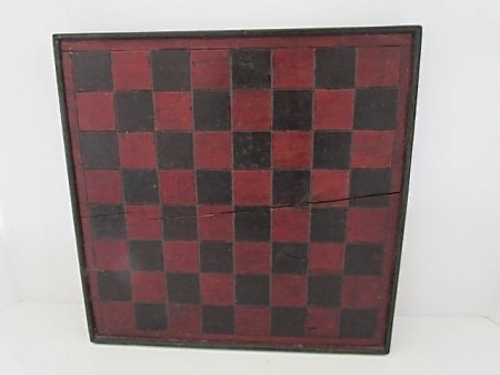 19th. century Red/Black Gameboard