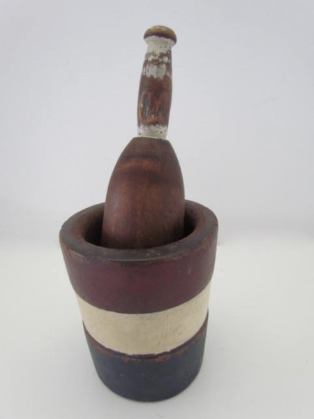 Patriotic Red/White/Blue Mortar and Pestle