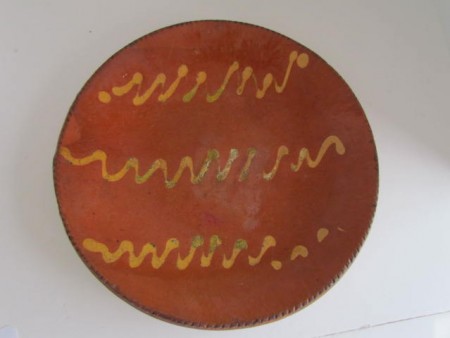 Pennsylvania Redware Charger