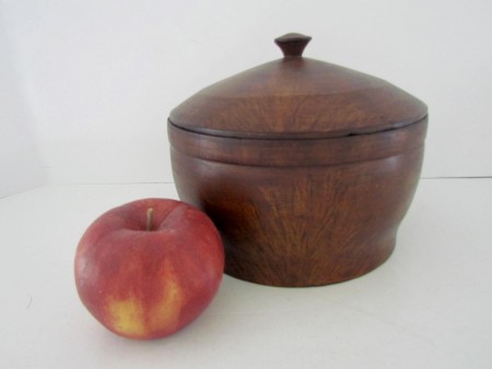Mid 19th. century Grain Painted Sugar Canister