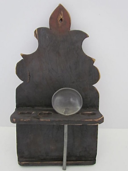 Early 18th. century, New England Painted Spoon Rack