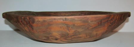 19th. c. Southern Carved Dough Bowl