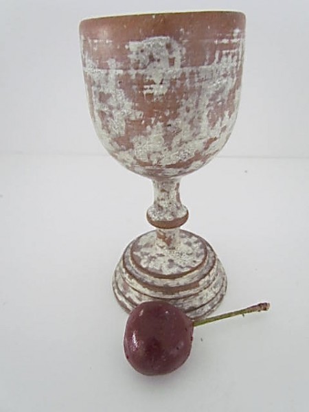 19th. century Painted Goblet