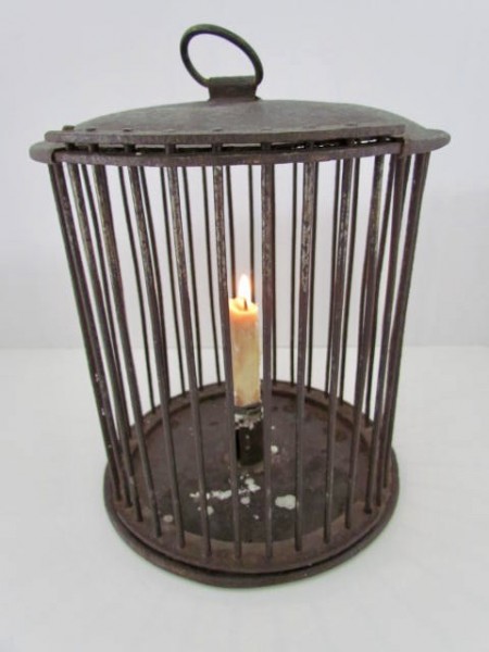 18th. century, Iron Cage Light
