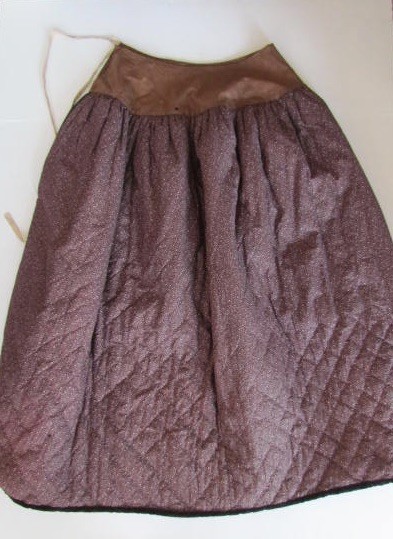 Wonderful, Early Winter Quilted Petticoat