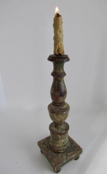 18th. century Wood Pricket Candlestick