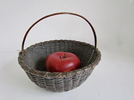 Sweet, Small 19th. century Painted Basket
