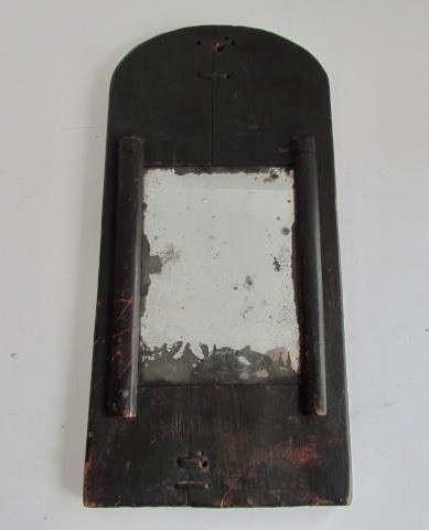 19th. c. Painted Fragment Mirror