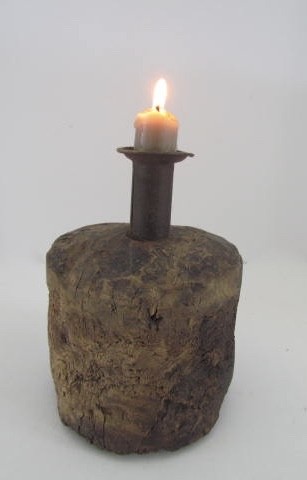 Early 19th. century Make Do Candle Light