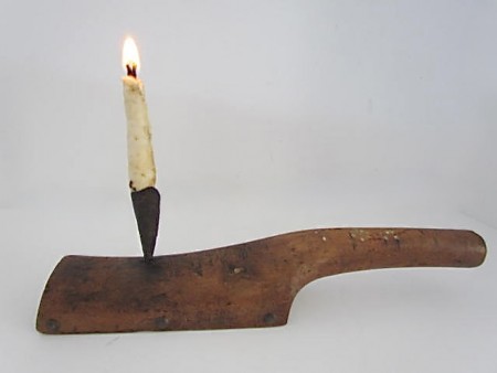 Mid 19th. century, Make Do Candle Light