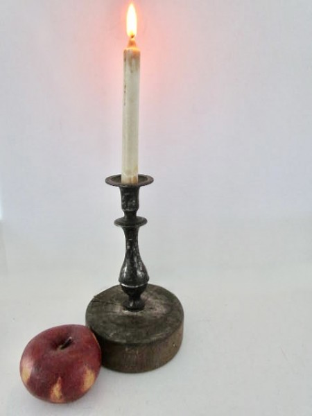 19th. century Make Do Candle Light