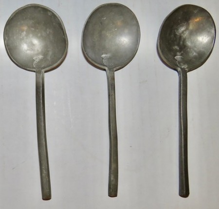 Dutch Pewter Spoons