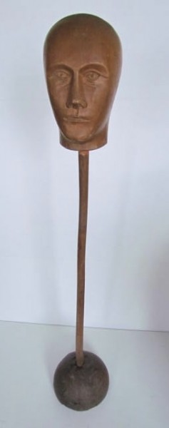 mid to late 19th. century Wig/Hat Stand