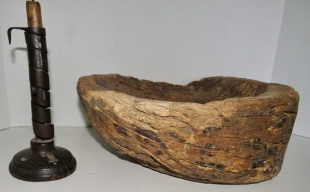 Pilgrim Era Native American Burl Bowl