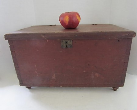 18th. century, Ball Footed Table Box