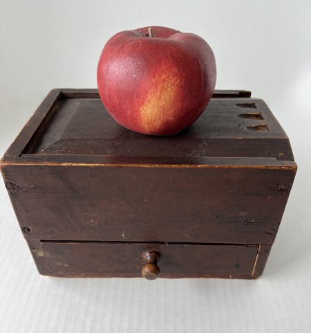 18th. century Small, Table Box w/Drawer