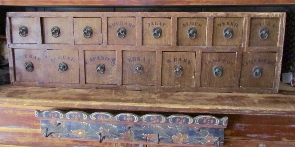 Long Apothecary Drawers Art Antiques Michigan