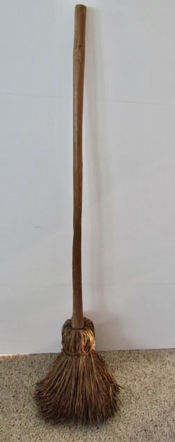 Wonderful Th Century Tall Shaved Floor Broom Art Antiques Michigan
