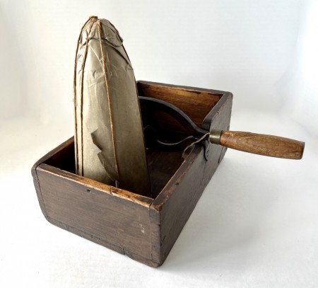 19th. century Sugar Box w/Cutter