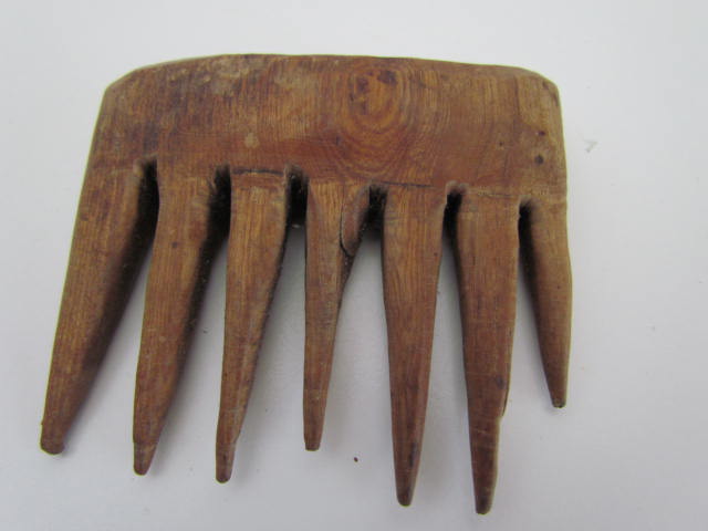 18th. century, Small Flax Comb | Art Antiques Michigan