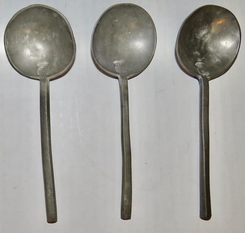 Dutch Pewter Spoons | Art Antiques Michigan